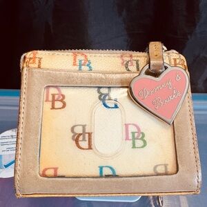 Dooney & Bourke Heart Charm Card Holder